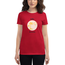 Load image into Gallery viewer, Season Collection - Hello Summer | Women's Fashion Fit T-Shirt