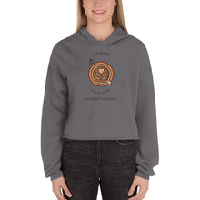 Load image into Gallery viewer, Coffee Lovers | Crop Hoodie