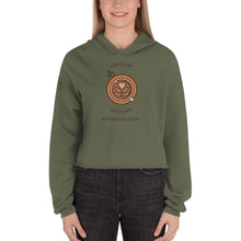 Load image into Gallery viewer, Coffee Lovers | Crop Hoodie
