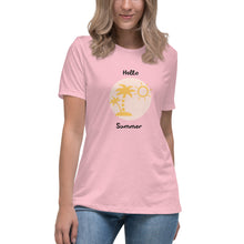 Load image into Gallery viewer, Season Collection - Hello Summer | Women's Relaxed T-Shirt